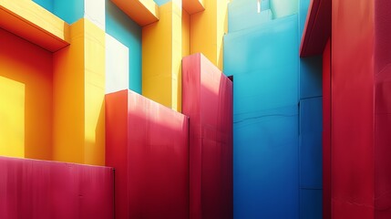 a colorful wall