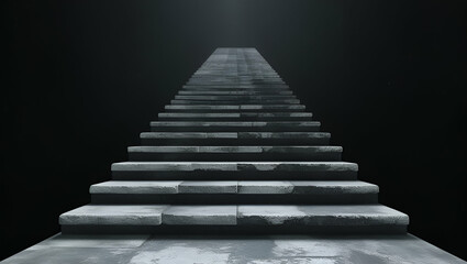 Title: A Mysterious Dark Abstract Composition

