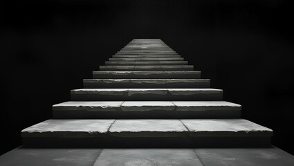 Title: A Mysterious Dark Abstract Composition

