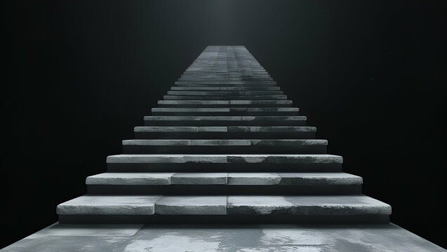 Title: A Mysterious Dark Abstract Composition

