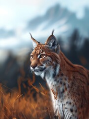 Obraz premium Puma, Mountain Lion, Cougar Wildlife Close Up in Nature