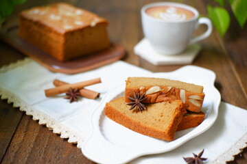 cake and coffee