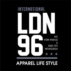 TYPOGRAPHY AND EMBLEM LOGO DESIGN FOR T-SHIRT CONCEPT OR OTHER USE