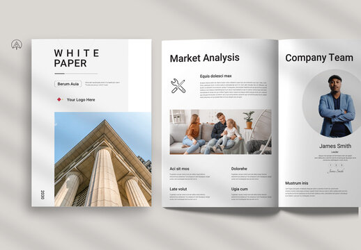 White Paper Brochure Template
