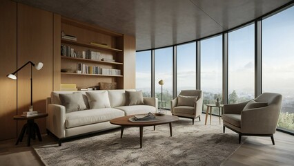 Fototapeta premium modern living room