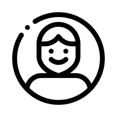 avatar line icon