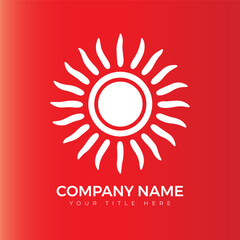 Vector Sun Logo Sun icon vector template