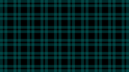 Green and Black Plaid Fabric Background, Green Tablecloth Template Vector Illustration