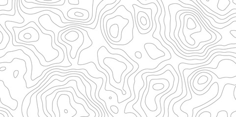 Abstract wavy topographic map. Abstract wavy and curved lines background. Abstract geometric topographic contour map background