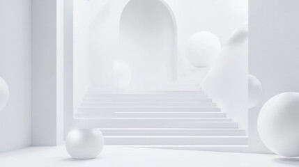 Minimalist poster design for business consulting services, featuring a white color