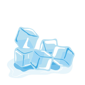 recommend clip art: Cold Ice cubes