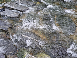 It's a rapid with stones.