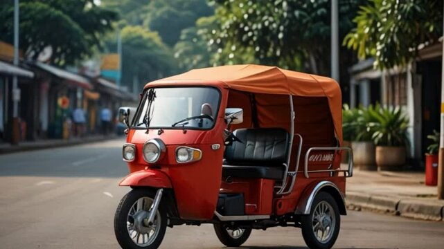 Rickshaw on the street