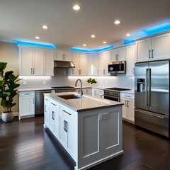 Smart kitchen interior design 
