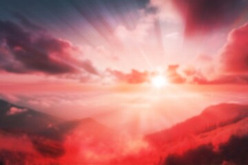 Fantasy sky with pink pastel clouds dreamy background