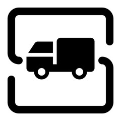 supply chain, scm, distribution, transportation, shipping solid or glyph icon