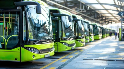 City shuttle buses