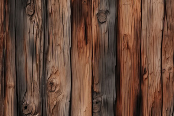 Obraz premium Processed collage of wooden bark chips flat surface texture. Background for banner, backdrop