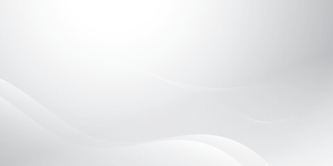 Abstract  white and gray color, modern design stripes background with curve lines, wavy pattern. Vector illustration.