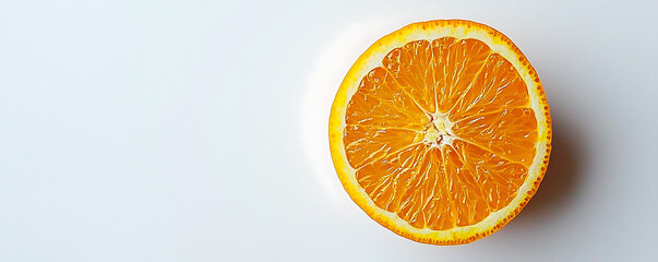 Fototapeta premium orange fruit isolated on white background