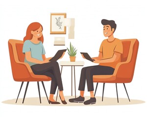 Mental health therapy session, psychologist advising anxiety patient, offering mental health care and therapeutic guidance