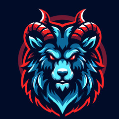 Antelope Mascot Vector Illustration for Sports Game or Esports Logo