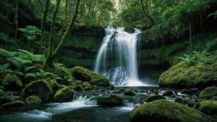 waterfall in the forest