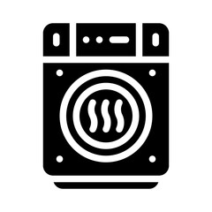 dryer glyph icon