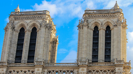 ノートルダム大聖堂　火災前　フランス　パリ