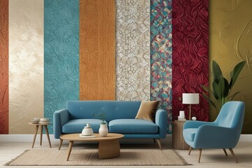 Colorful and Artistic Wallpaper with Unique Textures and Patterns