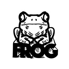frog logo design nature for everyone