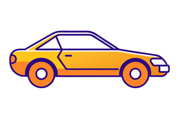 Modern Car Drawing Vector Art: Perfect for Any Design