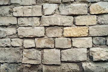 Fototapeta premium Vintage brick wall background. old stone texture.