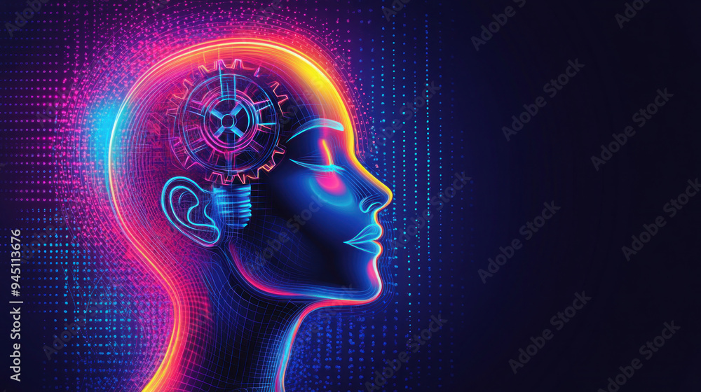 Poster artificial intelligence is generating new ideas and solutions