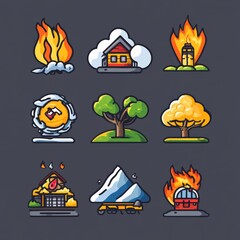 disaster icons