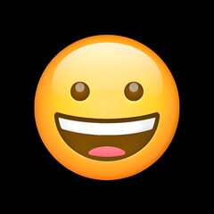 Fototapeta premium Smiling Face Emoji 