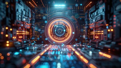 Futuristic Technology Interface