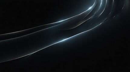 A subtle lens glare on a plain black background, with soft gradients of light creating a delicate and ethereal effect, ideal for adding a touch of realism to graphic designs and enhancing visual depth