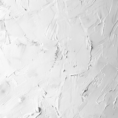Textured White Abstract Surface with Brush Strokes

