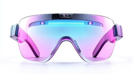 Futuristic Glasses with LED Lights.