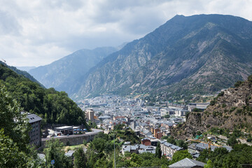 View of the Andorra la Vella, Andorra