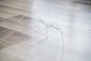 Laminate Floor Surface Scratch