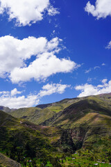Countryside and mountainscape around Cuzco, Peru