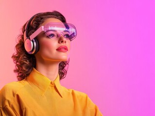 Engaging Virtual Podcast Setup Featuring Layered Voice Conversations and Holographic Highlights for an Immersive Audio Experience