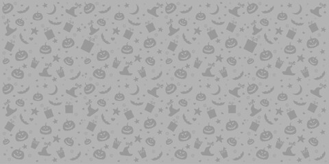 Halloween seamless background with bats and pumpkin. Good for textile fabric design, wrapping paper, website wallpapers, textile, wallpaper and apparel. vector illustration