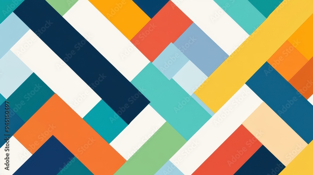 Poster explore a simple, minimalistic pattern that blends geometry with elegance, creating a serene visual 