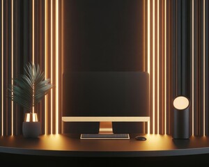 Immersive Virtual Podcast Studio A Modern Setup for Engaging Discussions and Dynamic Visuals in the Digital Age