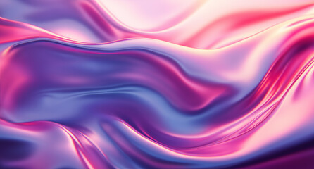 Silky Waves of Iridescent Colors