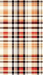 Transform your screen with a stunning beige plaid pattern wallpaper, featuring an ultrarealistic textile look, perfect for any phone