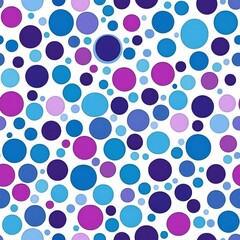 Experience a vibrant blue and violet flat illustration with a neat business dot pattern, perfect for a modern look.